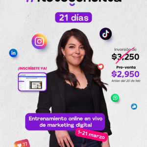 Inscripción a #Retoconekta 21 días